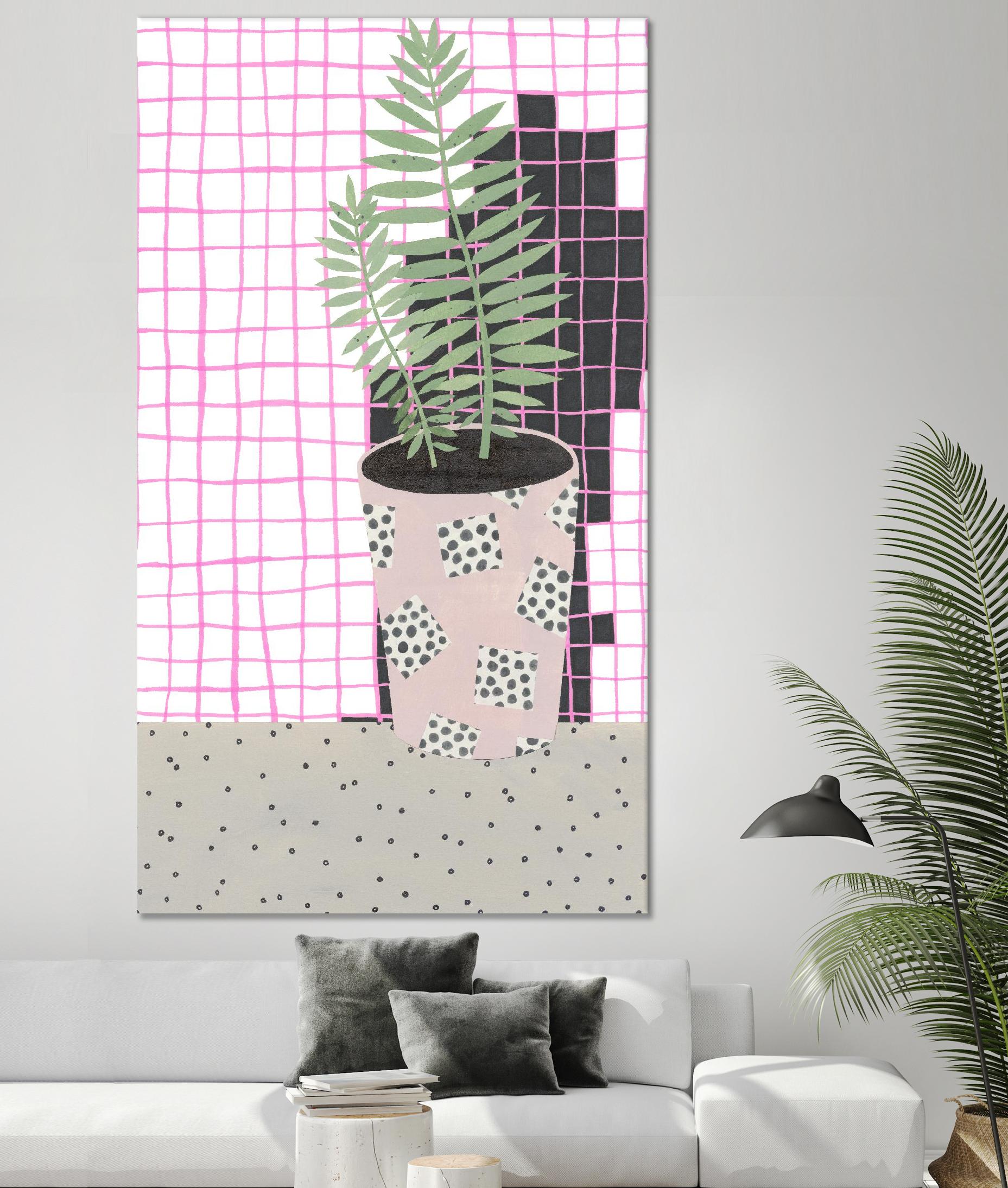 Table Plant 1 by ML Studio on GIANT ART - black contemporary plant