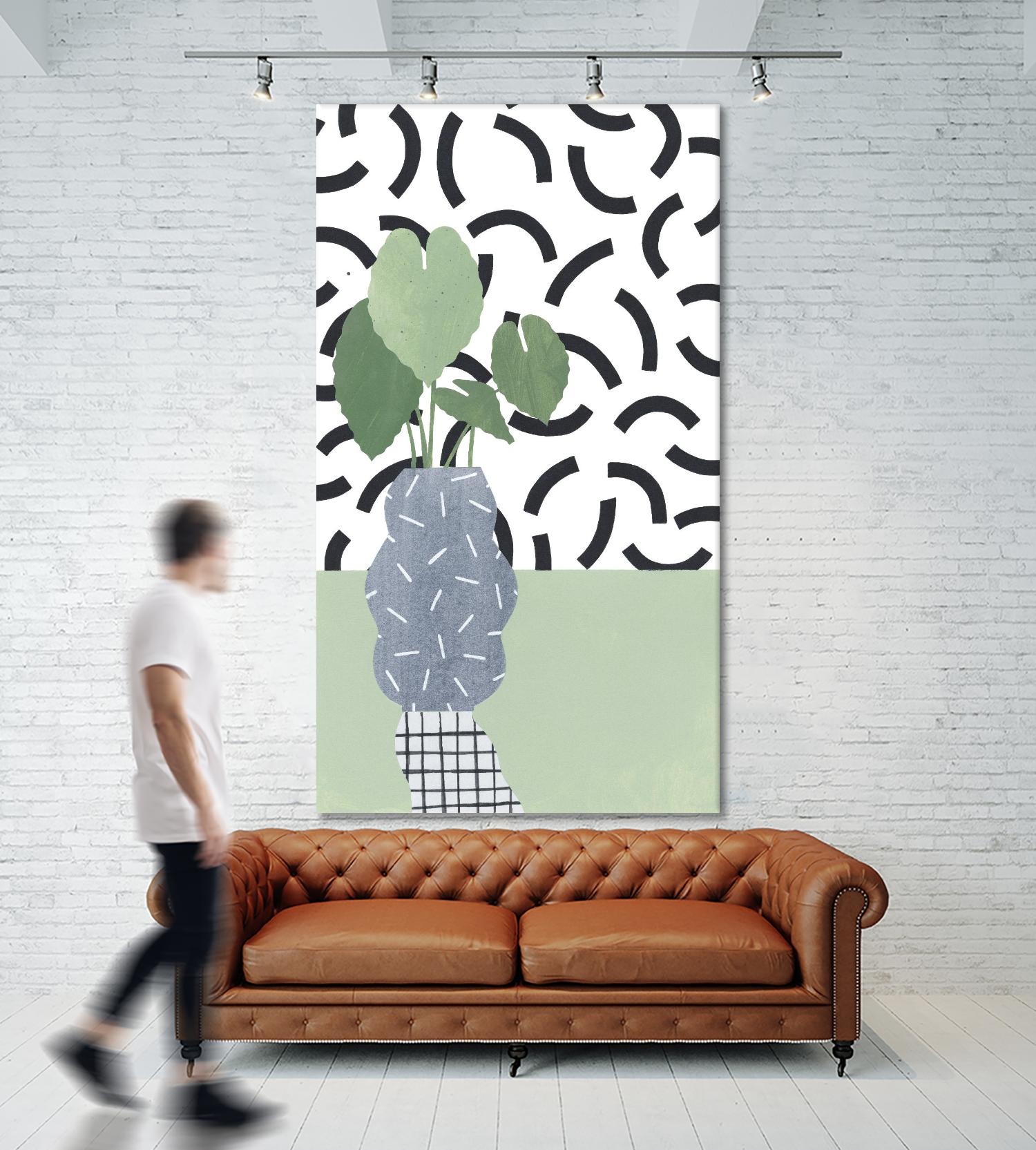 Table Plant 5 by ML Studio on GIANT ART - black contemporary plant