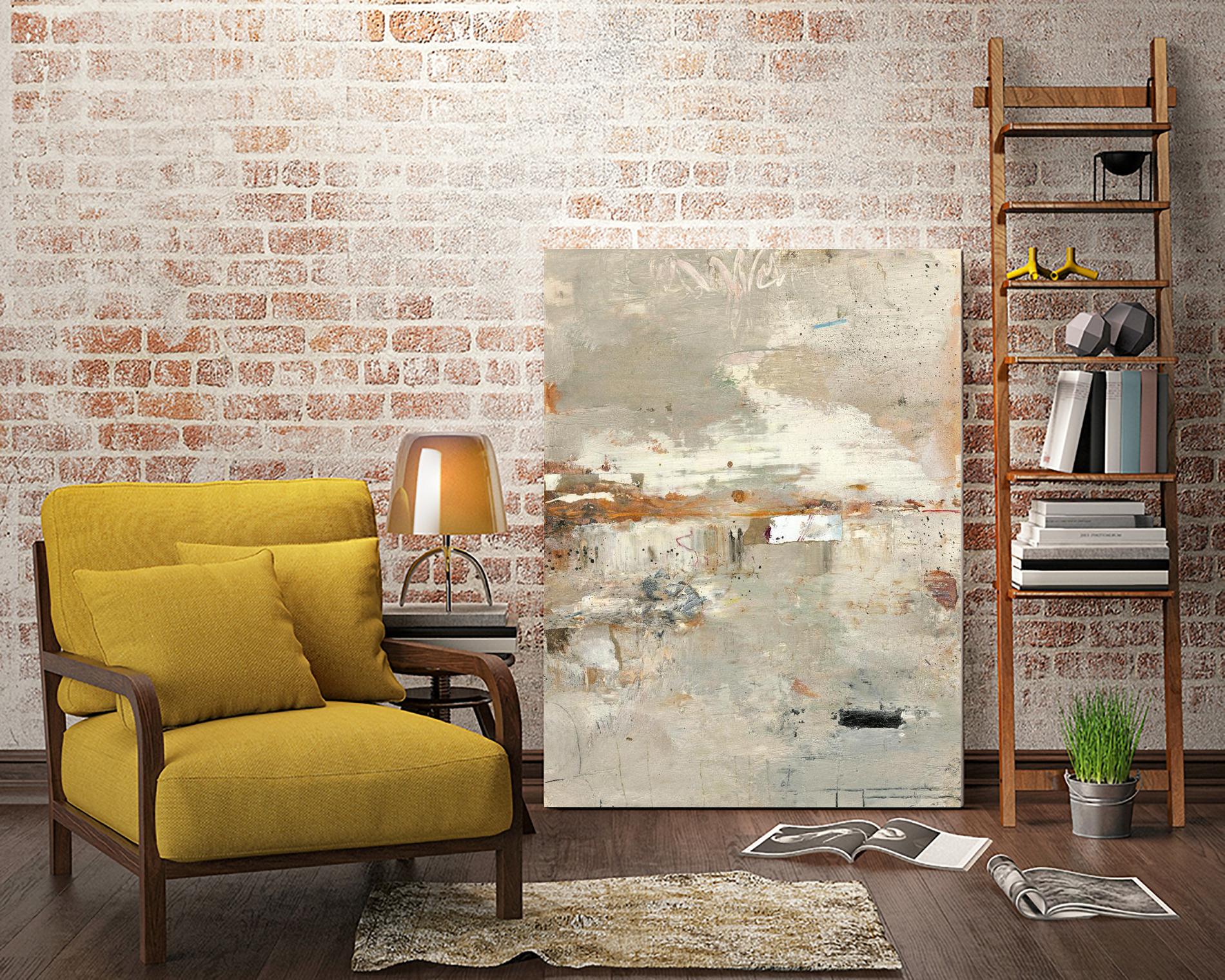 Glimpses 3 by PC Studio on GIANT ART - beige abstracts 