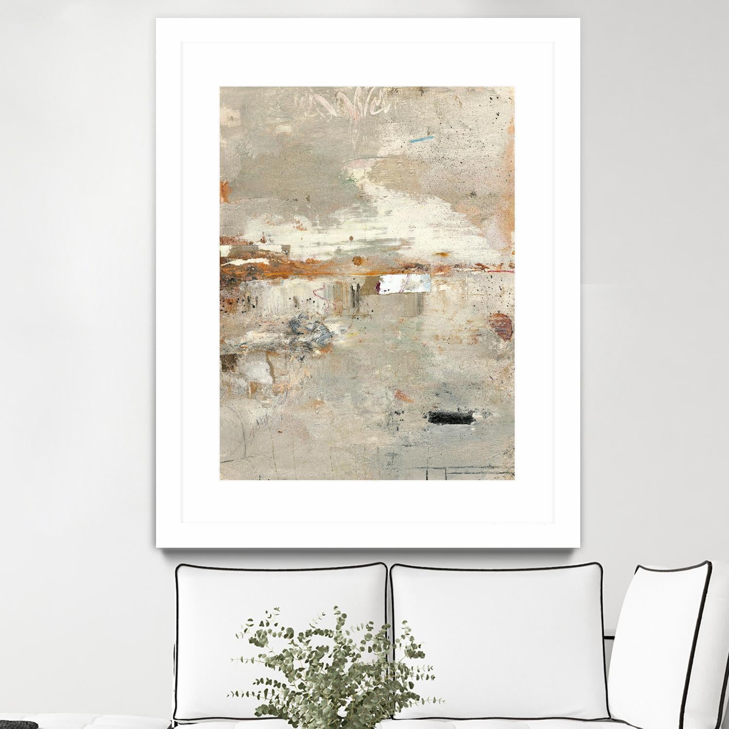 Glimpses 3 by PC Studio on GIANT ART - beige abstracts 