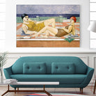 The Bathers by Susan Conti on GIANT ART - blue everyday life