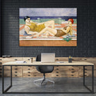 The Bathers by Susan Conti on GIANT ART - blue everyday life