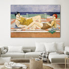 The Bathers by Susan Conti on GIANT ART - blue everyday life