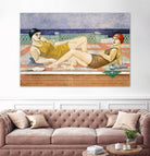 The Bathers by Susan Conti on GIANT ART - blue everyday life