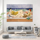 The Bathers by Susan Conti on GIANT ART - blue everyday life