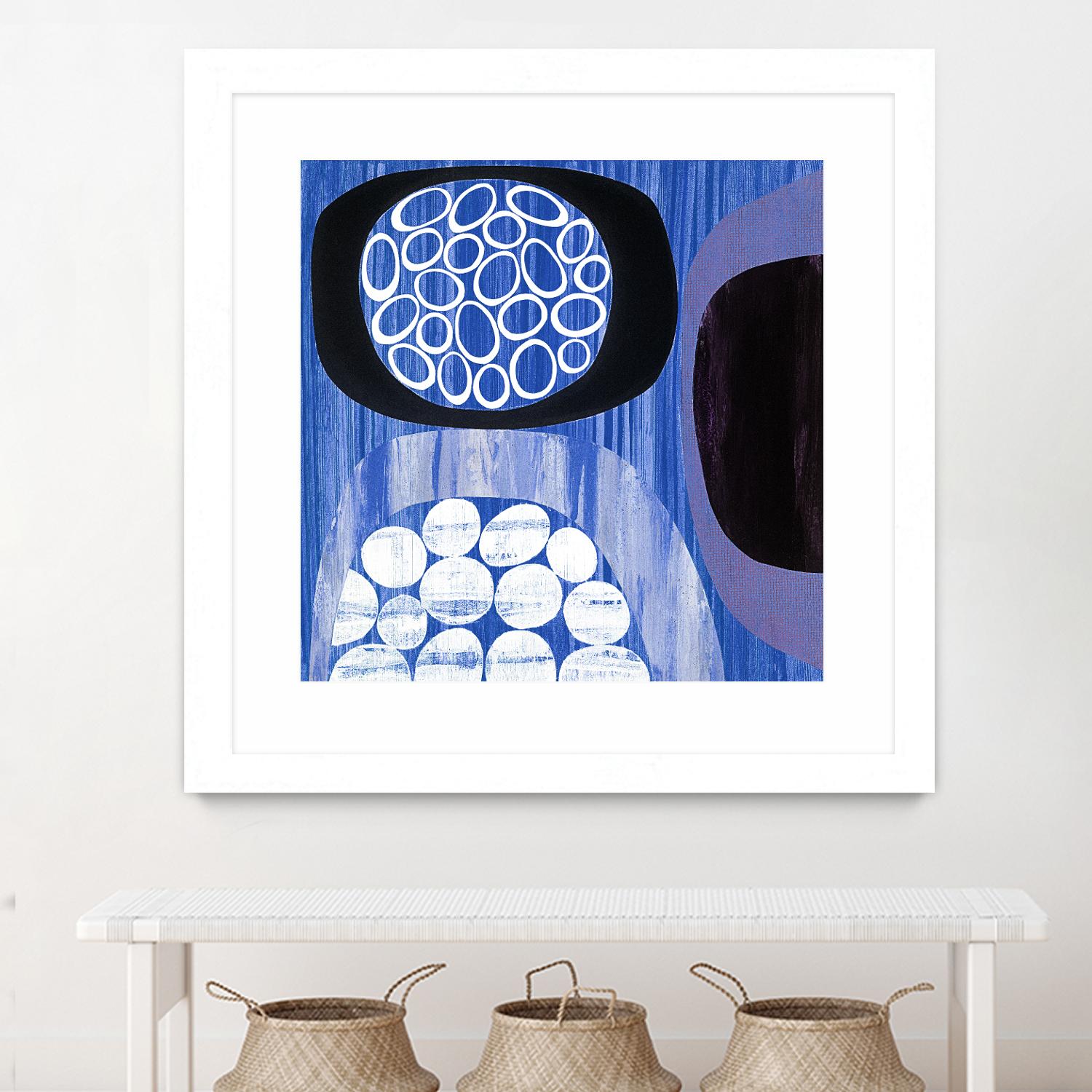 New Beginning I by Mary Calkins on GIANT ART - purple abstract