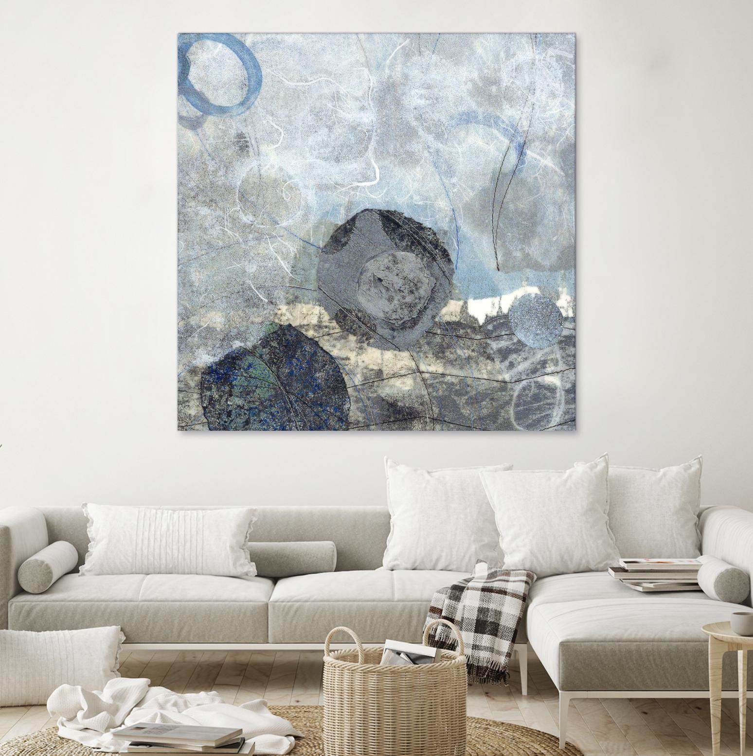 Pathways II: Wave by David Owen Hastings on GIANT ART - blue abstract