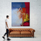 Shoreline by Charlotte Foust on GIANT ART - blue abstract