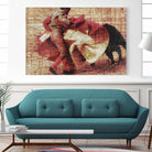 San Miguel, Bullfight #1 by Doug Landreth on GIANT ART - red everyday life