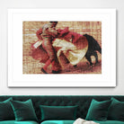 San Miguel, Bullfight #1 by Doug Landreth on GIANT ART - red everyday life