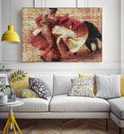 San Miguel, Bullfight #1 by Doug Landreth on GIANT ART - red everyday life