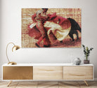 San Miguel, Bullfight #1 by Doug Landreth on GIANT ART - red everyday life