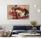 San Miguel, Bullfight #1 by Doug Landreth on GIANT ART - red everyday life