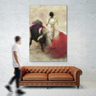 San Miguel, Bullfight #2 by Doug Landreth on GIANT ART - red everyday life