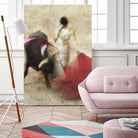 San Miguel, Bullfight #2 by Doug Landreth on GIANT ART - red everyday life