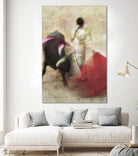 San Miguel, Bullfight #2 by Doug Landreth on GIANT ART - red everyday life