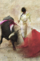 San Miguel, Bullfight #2 by Doug Landreth on GIANT ART - red everyday life