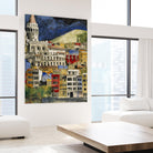 Urbana 1 by Susan Gillette on GIANT ART - beige city scene