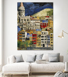 Urbana 1 by Susan Gillette on GIANT ART - beige city scene
