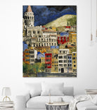 Urbana 1 by Susan Gillette on GIANT ART - beige city scene