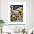 Urbana 1 by Susan Gillette on GIANT ART - beige city scene