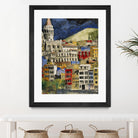 Urbana 1 by Susan Gillette on GIANT ART - beige city scene