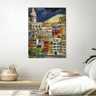 Urbana 1 by Susan Gillette on GIANT ART - beige city scene