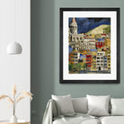 Urbana 1 by Susan Gillette on GIANT ART - beige city scene