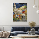 Urbana 1 by Susan Gillette on GIANT ART - beige city scene