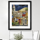 Urbana 1 by Susan Gillette on GIANT ART - beige city scene