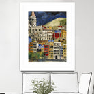 Urbana 1 by Susan Gillette on GIANT ART - beige city scene