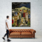 Urbana 2 by Susan Gillette on GIANT ART - beige city scene