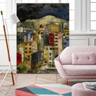 Urbana 2 by Susan Gillette on GIANT ART - beige city scene