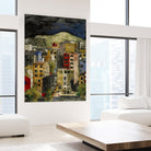 Urbana 2 by Susan Gillette on GIANT ART - beige city scene