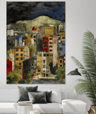 Urbana 2 by Susan Gillette on GIANT ART - beige city scene