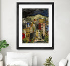 Urbana 2 by Susan Gillette on GIANT ART - beige city scene