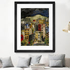 Urbana 2 by Susan Gillette on GIANT ART - beige city scene