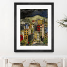 Urbana 2 by Susan Gillette on GIANT ART - beige city scene