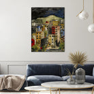 Urbana 2 by Susan Gillette on GIANT ART - beige city scene