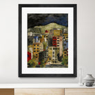 Urbana 2 by Susan Gillette on GIANT ART - beige city scene