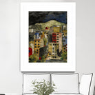 Urbana 2 by Susan Gillette on GIANT ART - beige city scene