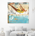 The Good Life by Cory Steffen on GIANT ART - yellow vintage