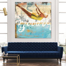 The Good Life by Cory Steffen on GIANT ART - yellow vintage