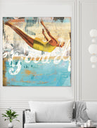 The Good Life by Cory Steffen on GIANT ART - yellow vintage