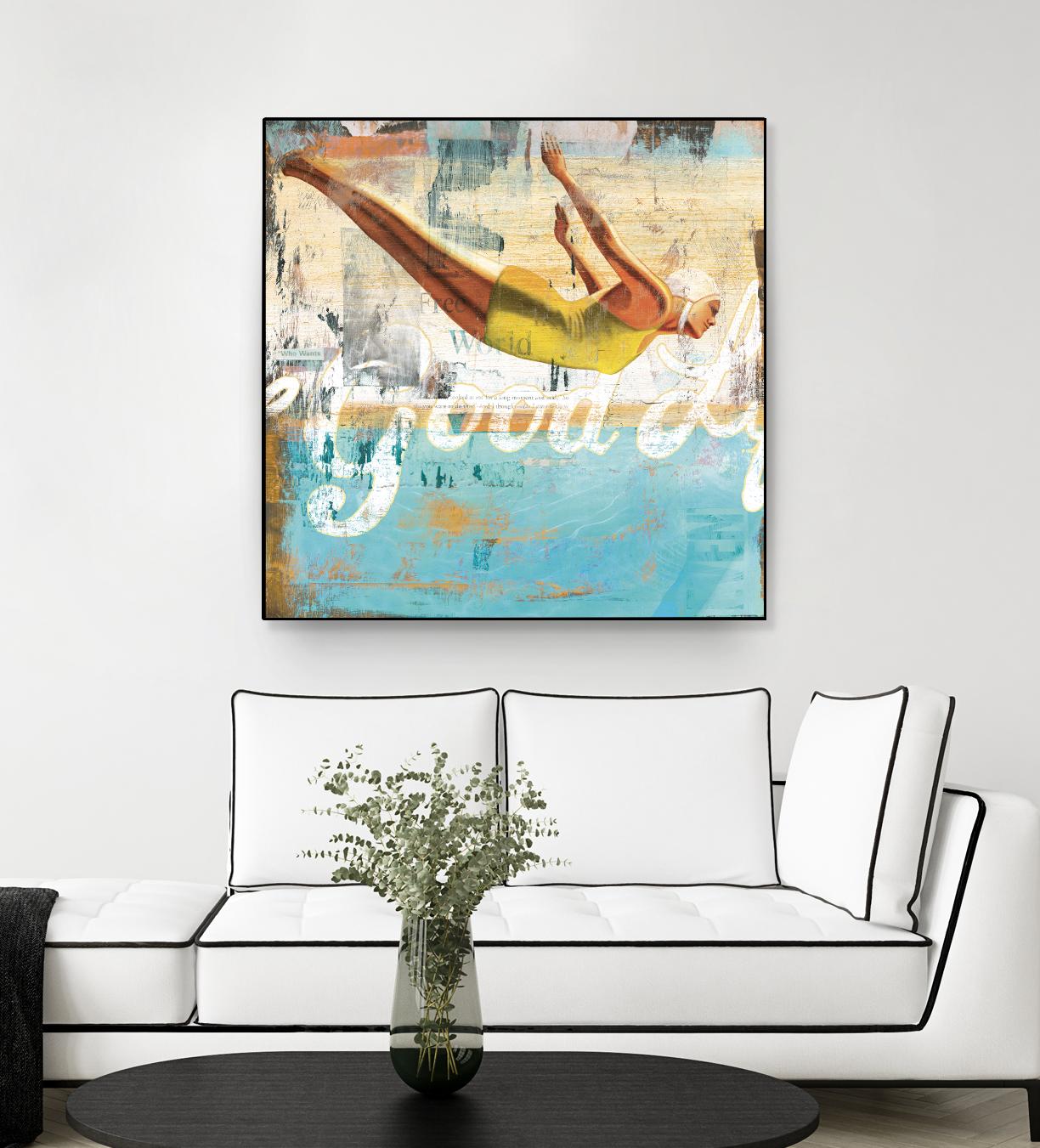 The Good Life by Cory Steffen on GIANT ART - yellow vintage