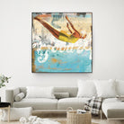 The Good Life by Cory Steffen on GIANT ART - yellow vintage