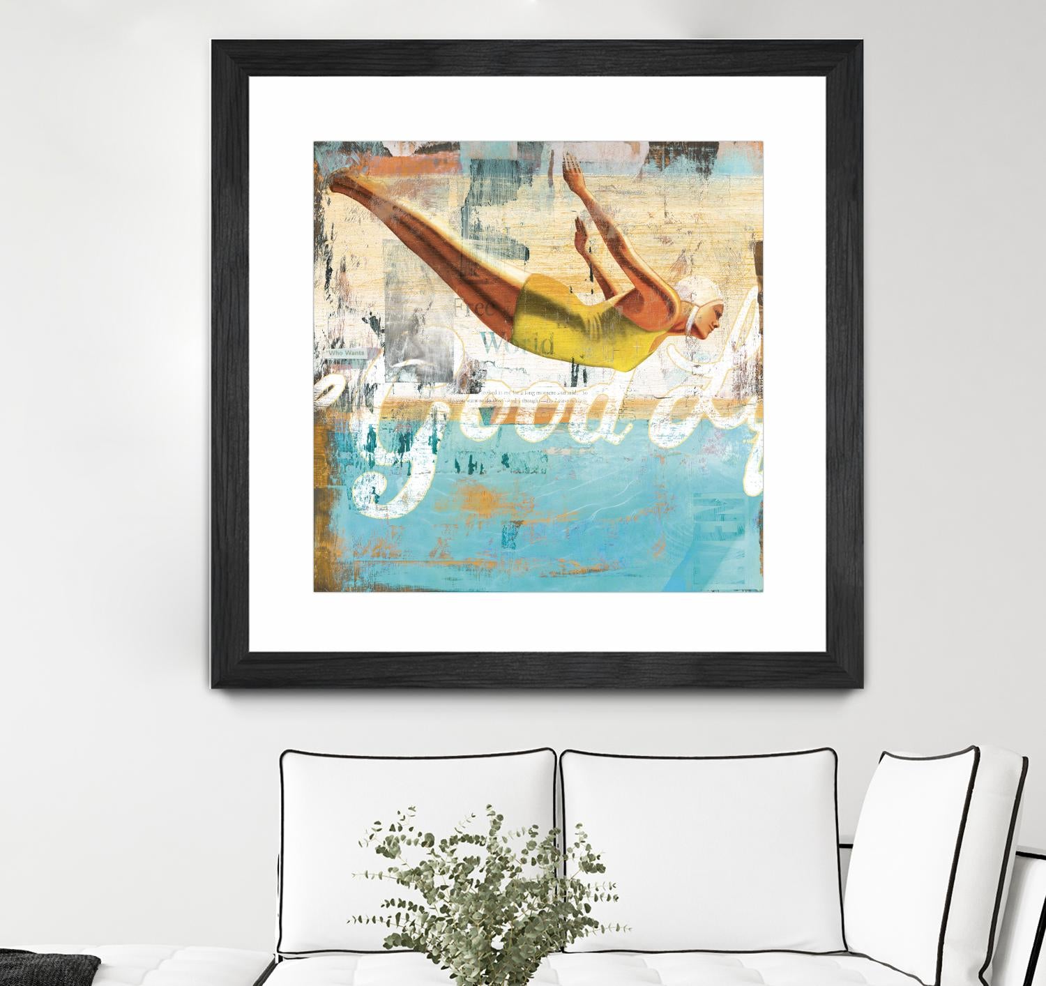 The Good Life by Cory Steffen on GIANT ART - yellow vintage