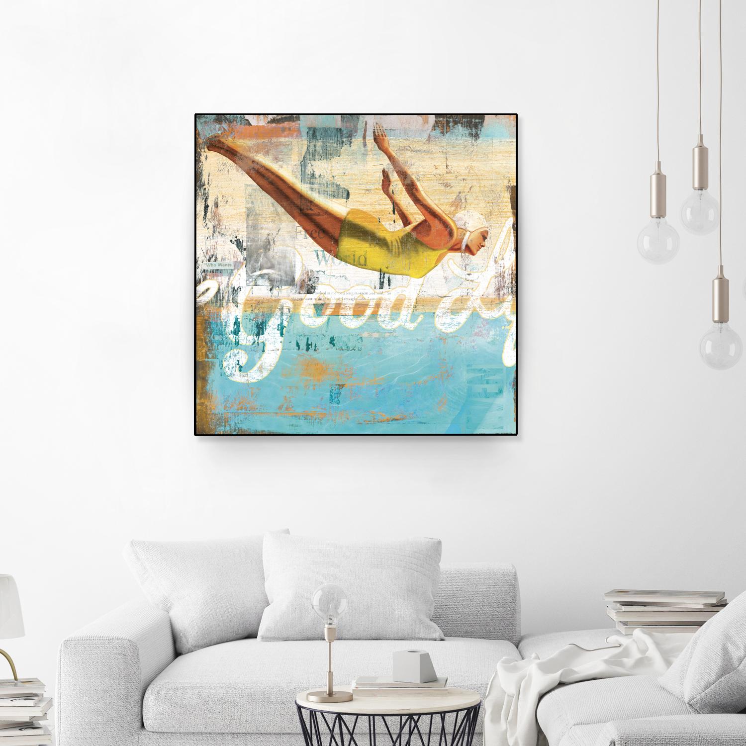 The Good Life by Cory Steffen on GIANT ART - yellow vintage