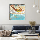 The Good Life by Cory Steffen on GIANT ART - yellow vintage