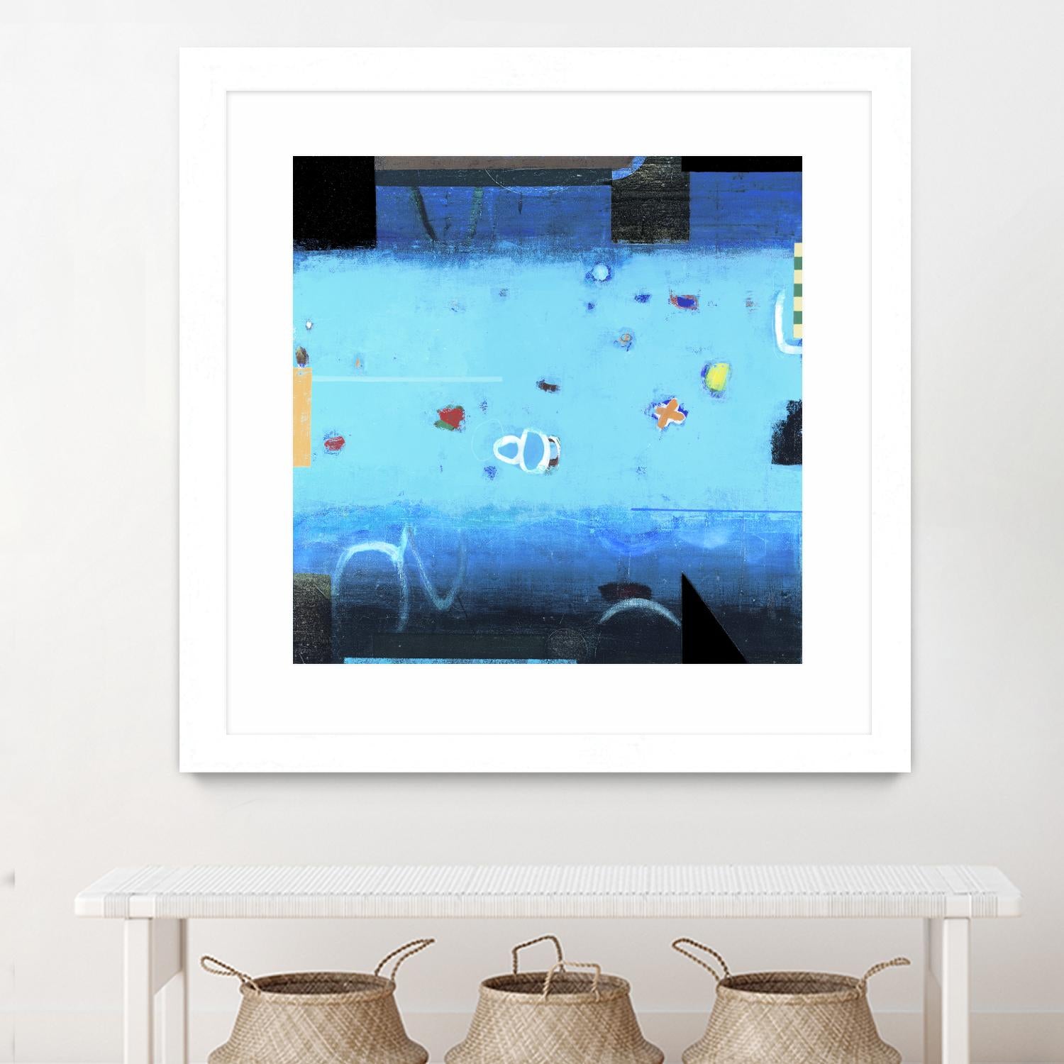 Reflector 1 by David Dauncey on GIANT ART - black abstract